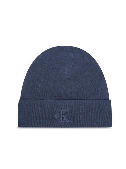 CALVIN KLEIN MONOGRAM EMBROIDERY  Chapeau denim foncé - Bonnets