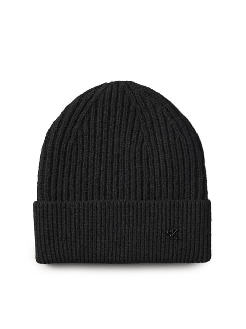 CALVIN KLEIN MONOGRAM HARDWARE  Capuchon sur noir - Bonnets