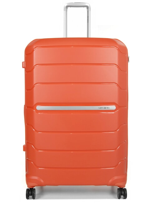 SAMSONITE Chariot FLUX, très grande taille, extensible rouge mandarine - Valises Rigides