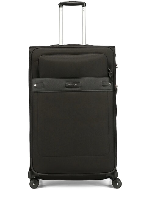 SAMSONITE BEAUHAVEN  Grand chariot extensible NOIR - Valises Semi-rigides