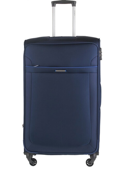 SAMSONITE ANAFI Chariot extra large et extensible dARKBlue - Valises Semi-rigides