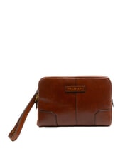 THE BRIDGE VESPUCCI Pochette en cuir avec dragonne MARRON - Sacs pour Femme - 1