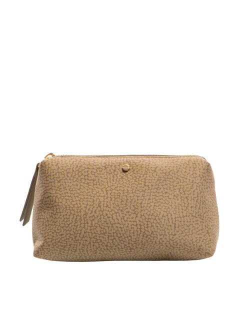 BORBONESE FLEXOS SOFT Trousse de maquillage pétrole vert - Pochettes & Trousses