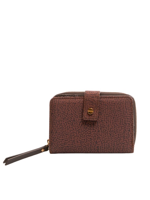 BORBONESE FLEXOS SOFT Portefeuille moyen avec poche à monnaie terre cuite - Portefeuilles Femme