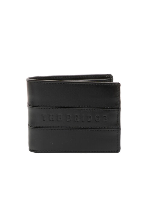 THE BRIDGE VACCHERECCIA Portefeuille à rabat, en cuir Noir - Portefeuilles Homme