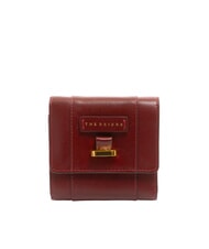 THE BRIDGE VIGNA  Porte-feuille en cuire Chianti / Bordeaux / Or - Portefeuilles Femme - 1
