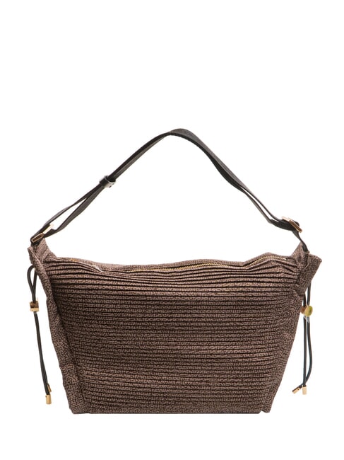 BORBONESE PLISSE Sac à bandoulière moyen op / natu - Sacs pour Femme