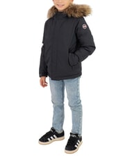 COLMAR RECALL KIDS Veste matelass&eacute;e &agrave; capuche pointe noire - B&eacute;b&eacute; Vestes - 1