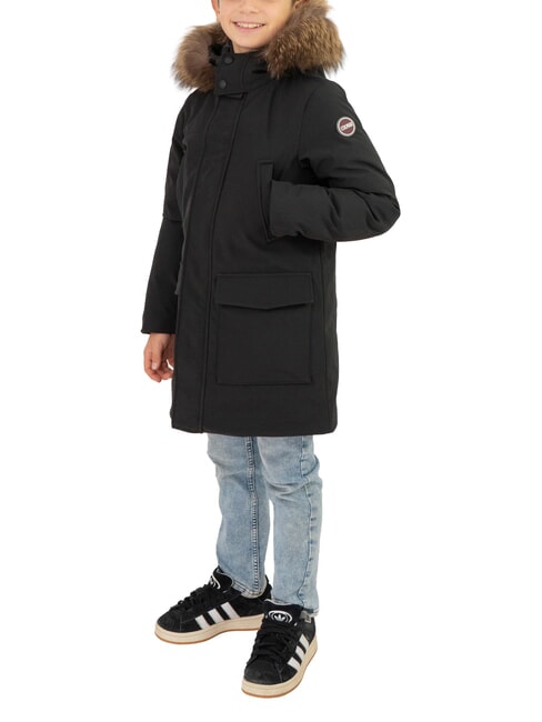 COLMAR NEWFUTURY KIDS Veste longue matelassée à capuche volcan noir - Bébé Vestes