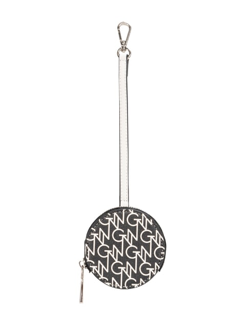 GATTINONI PLANETARIUM Porte-clés avec étui à pièces noir et blanc - Porte-clés