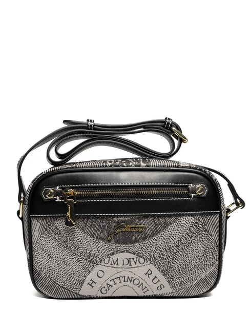 GATTINONI PLANETARIUM Sac à bandoulière avec poche monochrome gris clair/noir - Sacs pour Femme