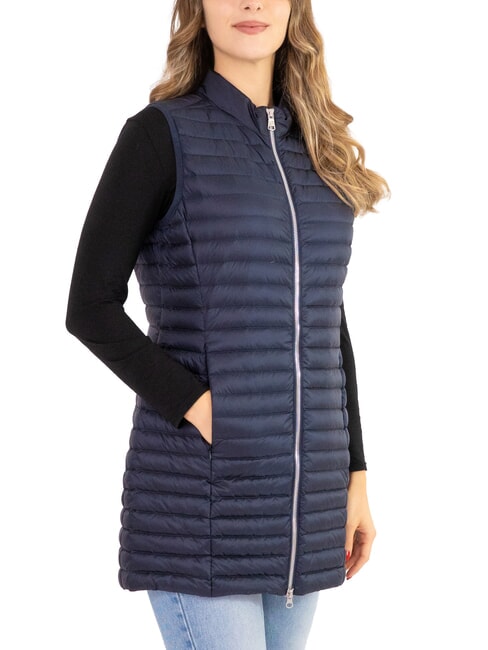 COLMAR PUNKY Gilet long et léger sans manches bleu marine - Gilet femme