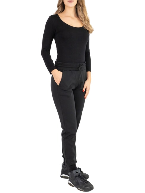 COLMAR COMMUTER Pantalon de jogging en polaire noir - Costumes de sport pour femmes