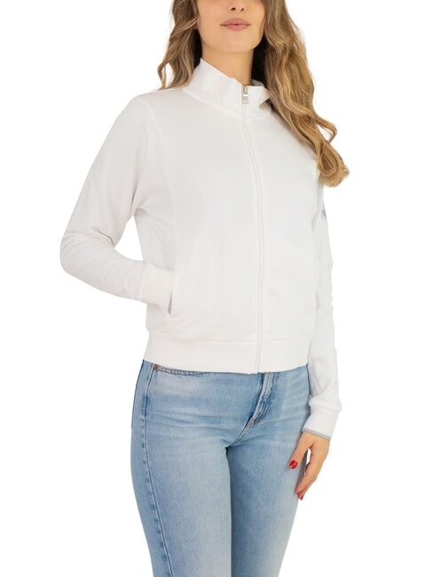 COLMAR CONNECTIVE Sweat col montant entièrement zippé blanc - Sweat-shirts pour femmes