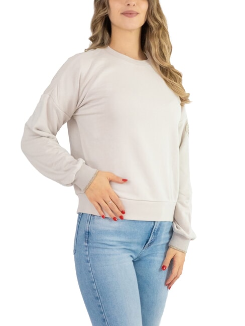 COLMAR CONNECTIVE Sweat-shirt découpé dans le dos avec détails pailletés porcelaine - Sweat-shirts pour femmes
