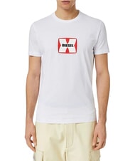 DIESEL T-DIEGOR T-shirt en coton blanc - T-shirt - 1