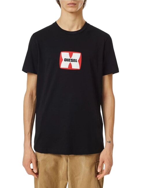 DIESEL T-DIEGOR T-shirt en coton noir - T-shirt