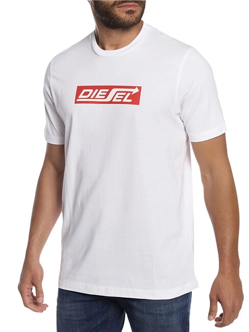 DIESEL T-JUST T-shirt en coton blanc - T-shirt