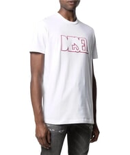 DIESEL T-DIEGOR T-shirt en coton blanc - T-shirt - 1