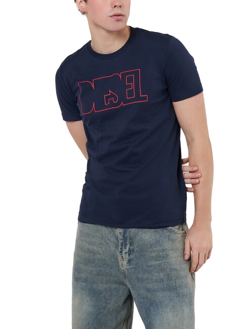 DIESEL T-DIEGOR T-shirt en coton éclipse - T-shirt