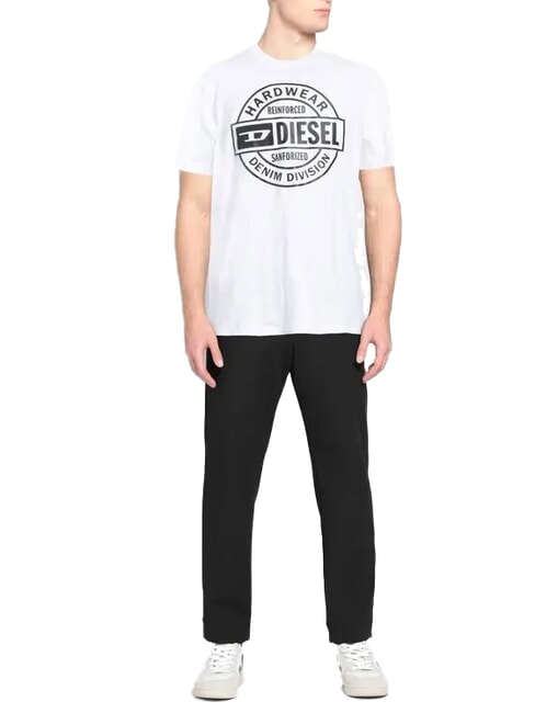 DIESEL T-JUST T-shirt en coton blanc - T-shirt