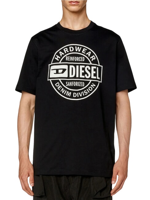 DIESEL T-JUST T-shirt en coton noir - T-shirt