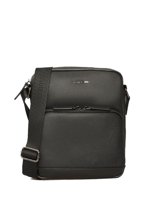 CERRUTI JEREMY Sac en cuir avec poche noir - Sacs en Bandoulières pour Homme