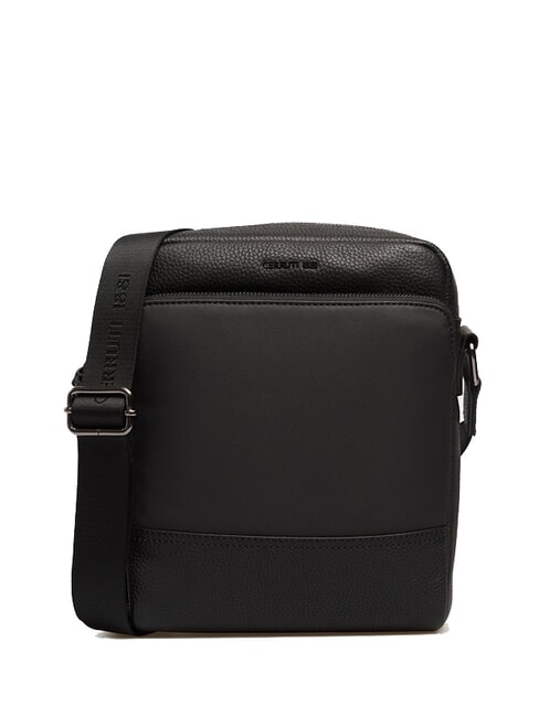 CERRUTI SCOTT Sac en cuir noir - Sacs en Bandoulières pour Homme
