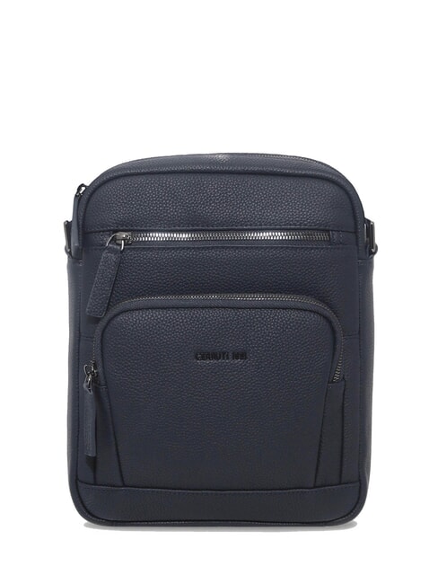 CERRUTI MADDOX Sac en cuir multi-poches bleu - Sacs en Bandoulières pour Homme