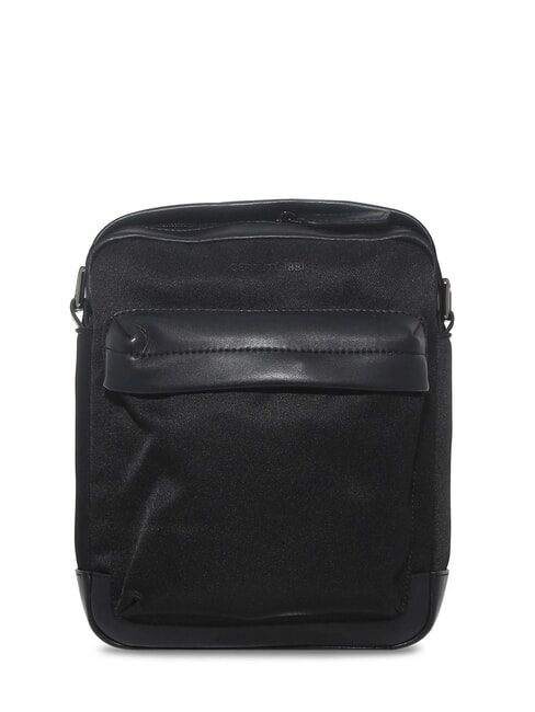 CERRUTI BRAD Sac en cuir et nylon noir - Sacs en Bandoulières pour Homme