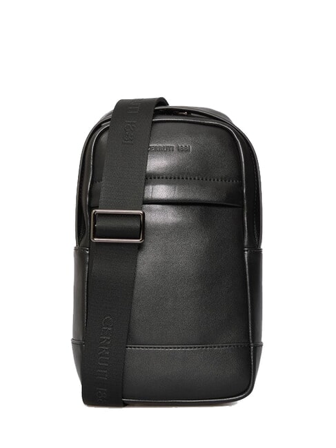 CERRUTI BRAD Sac en cuir noir - Sacs en Bandoulières pour Homme