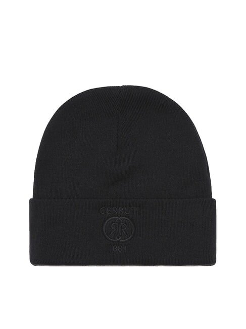 CERRUTI BEANIE Casquette avec logo brodé noir - Bonnets