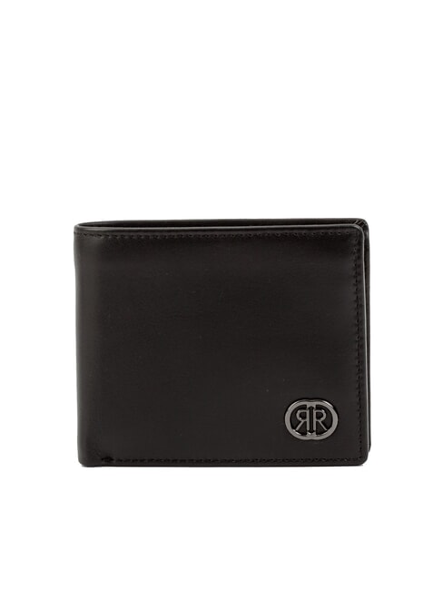 CERRUTI RAUL Portefeuille porte-monnaie en cuir noir - Portefeuilles Homme