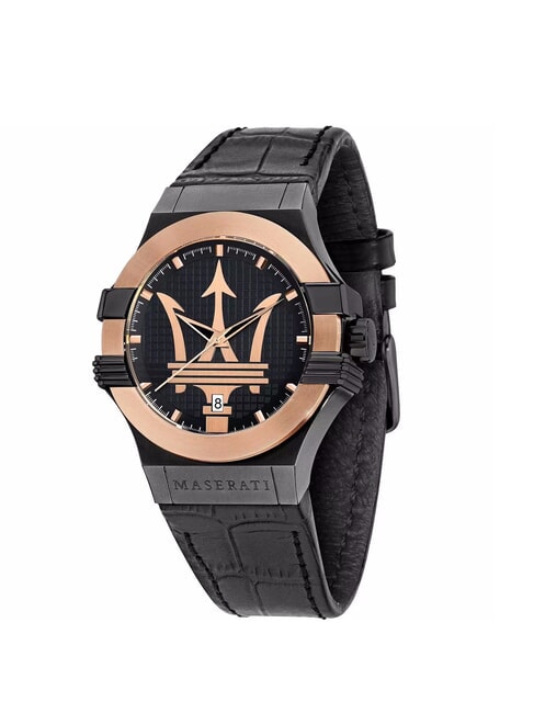 MASERATI POTENZA Montre avec affichage de la date Noir - Montres