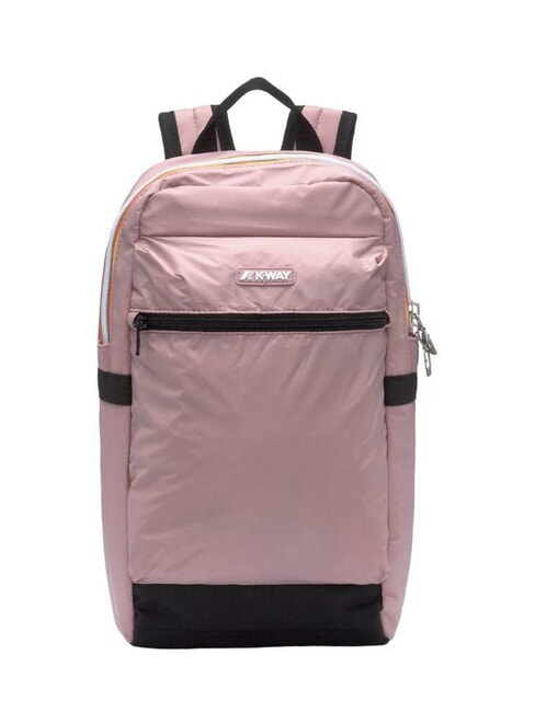 KWAY LAON Petit sac à dos en nylon roses rosées - Sacs à dos pour l'École & les Loisirs