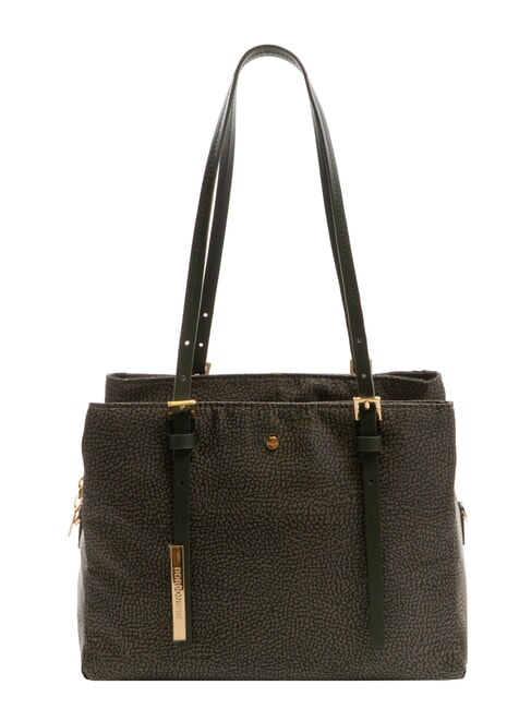 BORBONESE L'ECOLE NYLON Cabas porté épaule, avec bandoulière laurier - Sacs pour Femme
