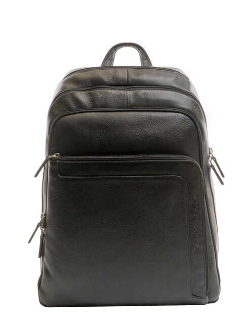 PIQUADRO X1 Sac à dos pour ordinateur portable 15,6" en cuir Noir - Sacs à dos pour ordinateur portable