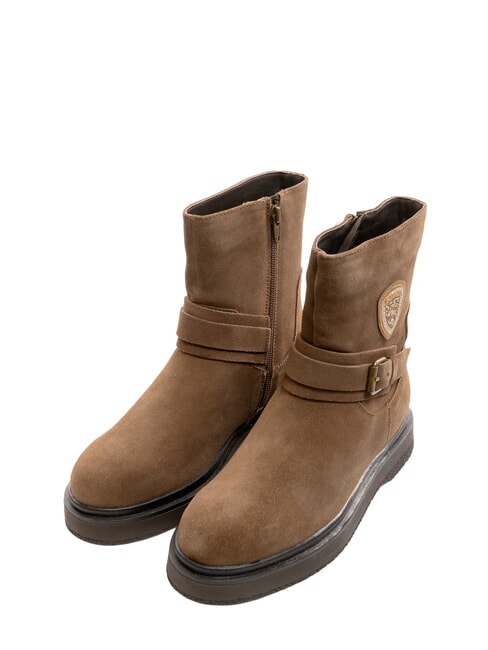 BLAUER CLARE Bottines en cuir éléphant - Chaussures Femme