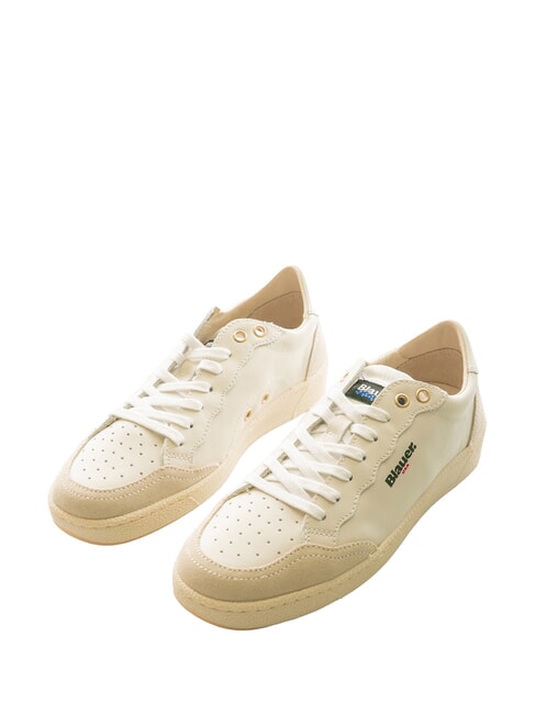 BLAUER OLYMPIA Baskets blanc/beige - Chaussures Femme
