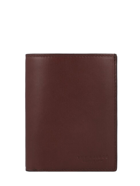 THE BRIDGE ALBERTO Portefeuille en cuir pour homme Marron / Palladium - Portefeuilles Homme