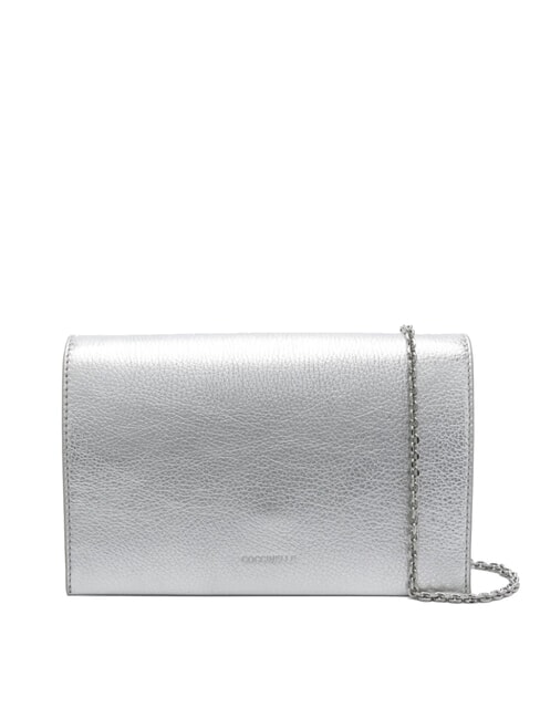 COCCINELLE DANDY  Mini sac à bandoulière ARGENT - Sacs pour Femme
