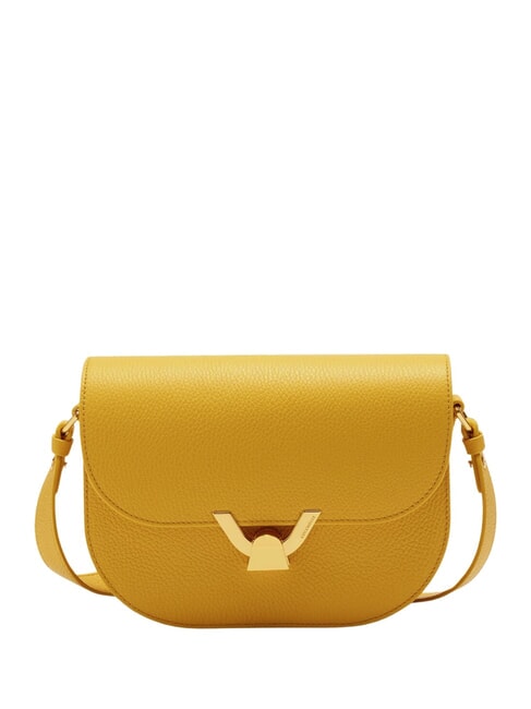 COCCINELLE DEW Sac bandoulière en cuir martelé ensoleillé - Sacs pour Femme