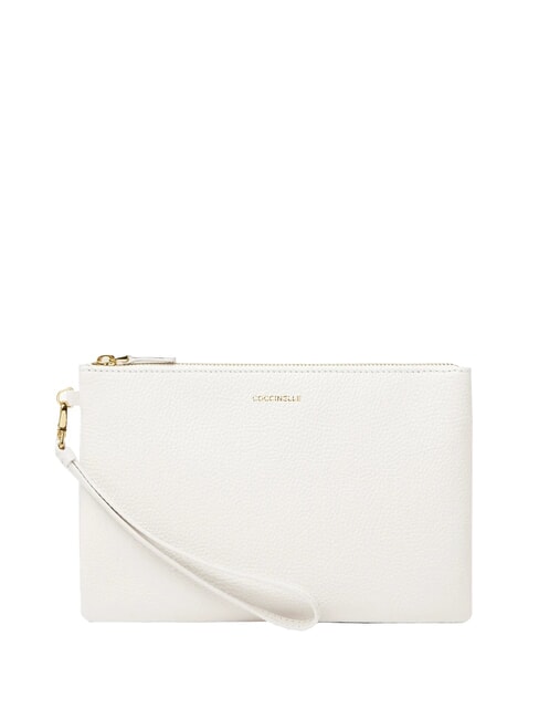 COCCINELLE ALIAS Pochette en cuir blanc - Sacs pour Femme