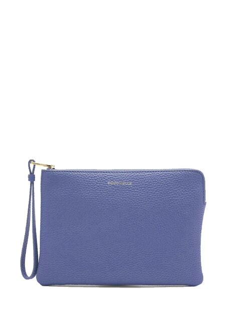 COCCINELLE ALIAS Pochette en cuir bleu - Sacs pour Femme