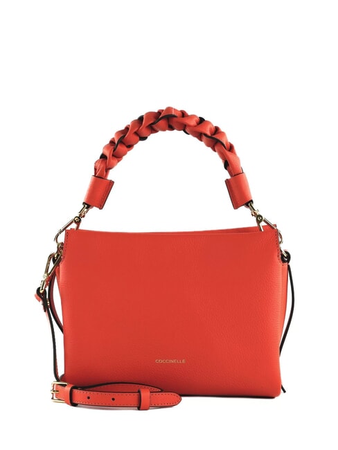 COCCINELLE BOHEME GRANA DOUBLE Sac à main, avec bandoulière, en cuir gazpacho - Sacs pour Femme
