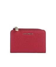 COCCINELLE METALLIC SOFT Porte-cartes en cuir - Portefeuilles Femme