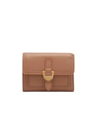 COCCINELLE CAMPUS Portefeuille compact en cuir martel&eacute; - Portefeuilles Femme