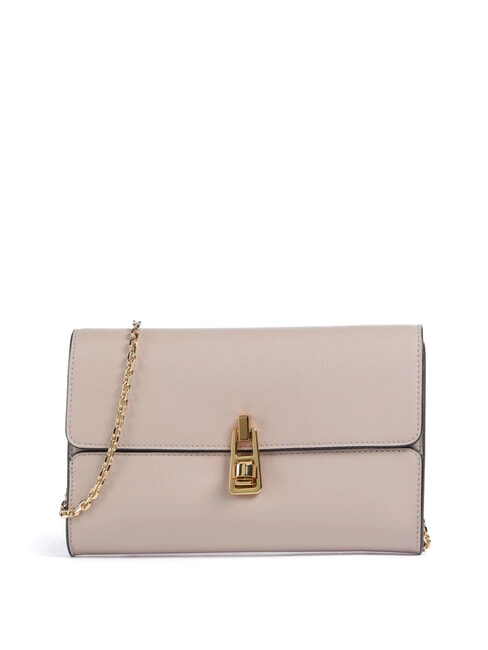 COCCINELLE MAGIE 2NITE Pochette en cuir avec bandoulière en chaîne rosaces - Sacs pour Femme