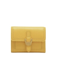 COCCINELLE CAMPUS Portefeuille compact en cuir martelé - Portefeuilles Femme