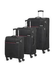 AMERICAN TOURISTER FUN CRUISE Lot de 3 trolleys : cabine+moyen, grand exp - Ensemble Valises